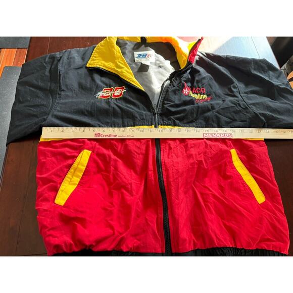 Ernie Irvan NASCAR VTG Auto Racing Jacket Medium Texaco Havoline Yates READ - Picture 4 of 6